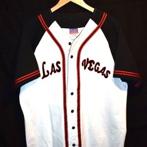 Vtg Champion Las Vegas Baseball Jersey Size Large